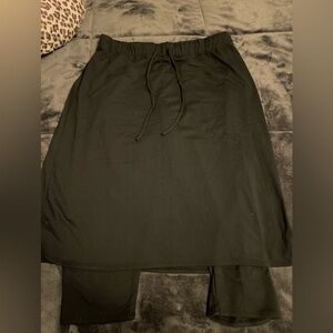 Kamp Kloz drawstring knee skirt 3/4 leggings(calf)